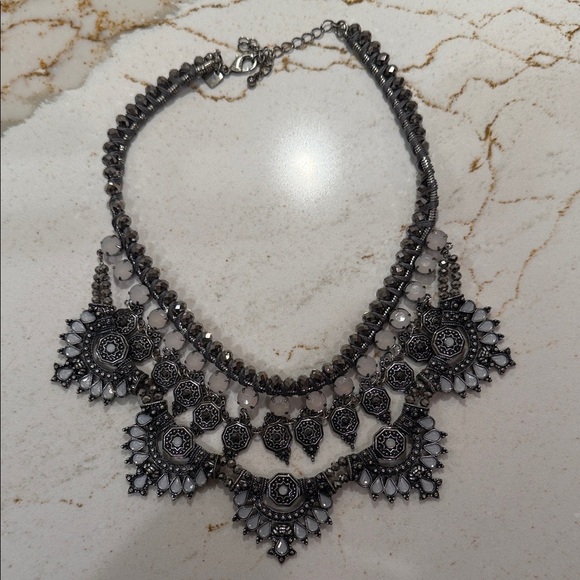 Park Lane Jewelry - Park Lane Intricate Black and Silver Necklace